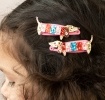Sausage Dog Glitter Hair Clips (set Of 2)