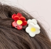 Mini hair claw clips (set of 2) - Flowers