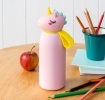 Unicorn drinks bottle with yellow carry loop and character lid.