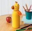 Giraffe drinks bottle with character lid and carry loop.