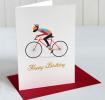 Le Bicycle Happy Birthday Card