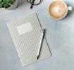 Light Grey A5 Abstract Notebook