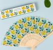 Love Birds Bamboo Fan