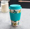 Love Birds Bamboo Travel Mug