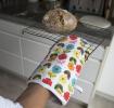 Mid Century Poppy Oven Glove