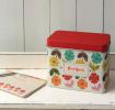 Mid Century Poppy Recipe Tin
