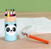 Miko The Panda Colouring Pencils And Sharpener (set Of 12)