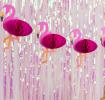 Mini Flamingo Honeycomb Garland