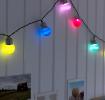 String Of 10 Multicoloured Led Battery Bulb Lights