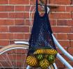 Navy Blue Organic Cotton Net Bag