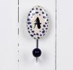 Painted Ceramic Hook Letter A