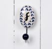 Painted Ceramic Letter Hook F