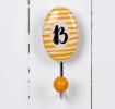 Painted Ceramic Letter Hook B