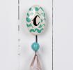 Painted Ceramic Letter Hook C