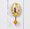Painted Ceramic Letter Hook L