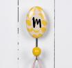 Painted Ceramic Letter Hook M