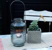 Pale Blue Honeycomb Tea Light Holder