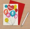 Party Balloons New Baby Card