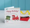 Party Train Birthday Card
