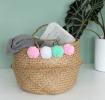 Pastel Pom Pom Belly Basket