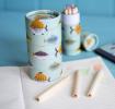 Set Of 36 Colouring Pencils Let'S Go Fishing Design