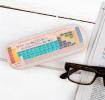 Periodic Table Glasses Case & Cleaning Cloth