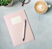 Pink Abstract A5 Notebook