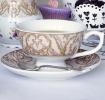 Pink Regency Teacup And Saucer
