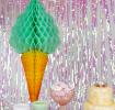 Pistachio Ice Cream Honeycomb Decoration