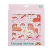 Unicorn napkins in a packaging