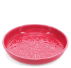 enamel trinket dish in vibrant pink