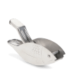 Fish‑shaped stainless steel manual lemon squeezer 