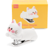 Kitten-shaped stapler with its box in the background