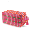 Soft wash bag in pink and orange