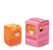 Kitten-themed roller stamp with pink packaging.