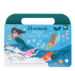 Mermaid-themed magic colouring card set with illustrated underwater scene.