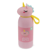 Unicorn drinks bottle with yellow carry loop and character lid.