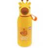 Giraffe drinks bottle with character lid and carry loop.