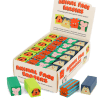 Copilot said:  Box of assorted animal face erasers with dog, cat, mouse and lion designs