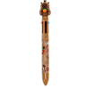 Capybara-themed six-colour pen with animal topper