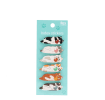 Cat-shaped index stickers featuring a cute cat laid down with a ball of yarn