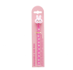 Bunny-themed erasable ink pen with heart-pattern barrel and rabbit-shaped topper in retail card packaging.