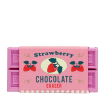 Strawberry chocolate bar eraser in retail packaging.