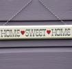 Rustic Wooden Home Sweet Home Sign