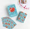 Rusty The Fox Playing Cards In A Tin