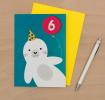 Seal 6th Birthday Card