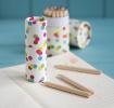 Set Of 12 Colouring Pencils Confetti Design