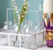 Set Of 6 School Milk Bottles In Crate