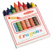 Set Of 8 Large Colourful Crayons