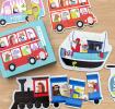 Set Of Six Transport Puzzles